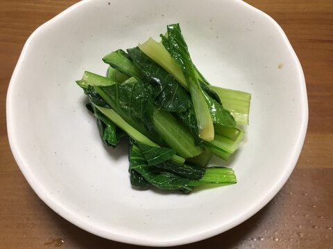 小松菜のピリ辛ポン酢